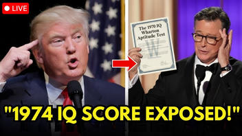 Fact Check: Stephen Colbert Did NOT 'Reveal' Donald Trump's 1970 Wharton Aptitude, IQ Tests 