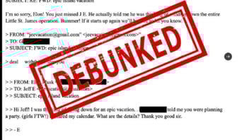 Fact Check: Elon Musk's Emails With Jeffrey Epstein Do Not Show He 'Rejected Epstein's Invitation To His Island'