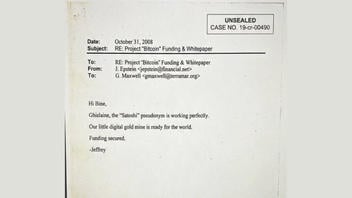 Fact Check: NO Email From Jeffrey Epstein About Satoshi 'Pseudonym' Or 'Little Digital Gold Mine' In Released Epstein Files