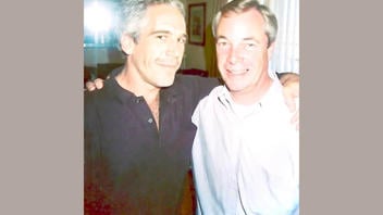 Fact Check: Fake Image Shows Likenesses Of Nigel Farage and Jeffrey Epstein Together But Image Has No Verifiable Source
