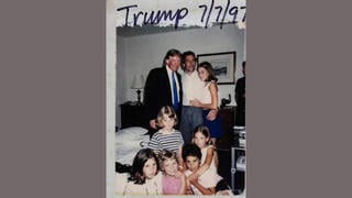 Fact Check: FAKE Photo Shows Donald Trump And Jeffrey Epstein With Young Girls And Boys