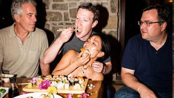 Fact Check: AI Image Of Zuckerberg, Hoffman, Epstein Eating Sushi Is NOT Real -- Published By Parody Account