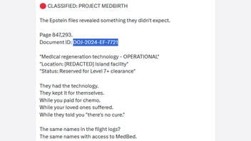 Fact Check: DOJ's Released Epstein Files Do NOT Contain Document 'DOJ-2024-EF-7721' Discussing 'PROJECT MEDBIRTH' -- Nor Does Any Released Document Mention 'MedBeds' Or 'Medical Regeneration Technology'