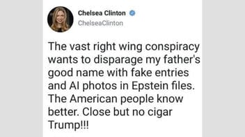 Fact Check: Chelsea Clinton Did NOT Post "Close but no cigar Trump!!!" -- It's A Fake Screenshot