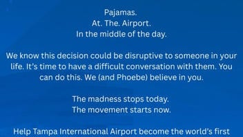 Fact Check: Tampa International Airport Did NOT Ban Pajamas -- The Tweet Is A Joke
