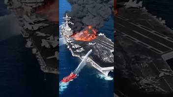 Fact Check: Video Does NOT Show A Real Fire On Board U.S. Destroyer Or Aircraft Carrier