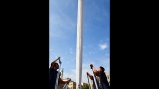 Fact Check: Video Showing Iranian 'Inflatable Building' Originated On Parody Account -- Likely AI Generated