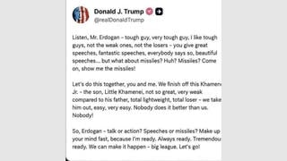Fact Check: Trump Did NOT Offer Erdoğan To Kill New Iran's Ruler Mojtaba Khamenei In Post On Truth Social -- Image Of It Was Digitally Manufactured