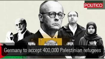 Fact Check: FAKE Politico Video Falsely Claims Germany Will Take In 400,000 Palestinian Refugees