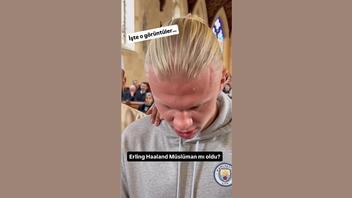Fact Check: FAKE Video Shows Erling Haaland Reciting Shahada, Converting To Islam