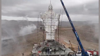 Fact Check: REAL Video Shows Statue of Jesus the Redeemer Being Erected on Mount of the Cross in Al-Qaa, Lebanon