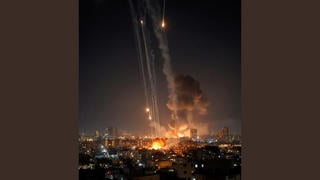 Fact Check: Video Purportedly Showing Iranian Missiles Striking Israel At Night Is AI Generated