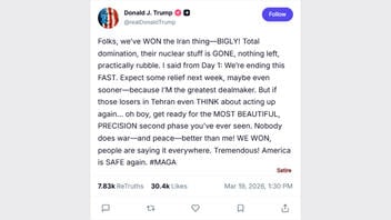 Fact Check: FAKE Screenshot Purports To Show Donald Trump's Post Claiming 'We Won The Iran Thing -- Bigly'