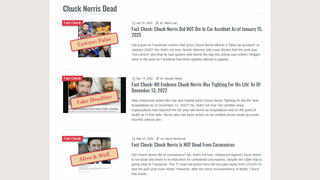 Fact Check: Chuck Norris DID Die On March 19, 2026