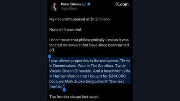 Fact Check: Satirical Post About Owning 'Eleven Properties In The Metaverse' Originated From Content Creator -- Not Real