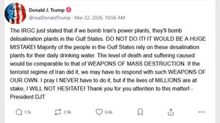 Fact Check: FAKE Screenshot Of Trump Threatening WMD Use Against Iran NOT Real Truth Social Post