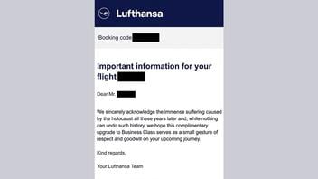 Fact Check: Lufthansa Did NOT Offer Free Business Class Tickets To People In Israel To Apologize For Holocaust
