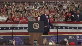 Fact Check: Crowd Behind Trump At Kentucky Rally Was NOT AI-Generated; Phone Videos Show Different Camera Angle