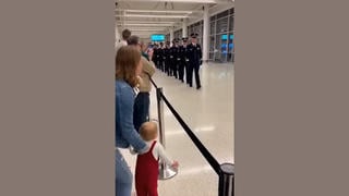 Fact Check: FAKE AI Video Does NOT Show Real Two-Year-Old Running To Soldier Dad