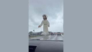 Fact Check: Inflatable Jesus Video Does NOT Show Real Event
