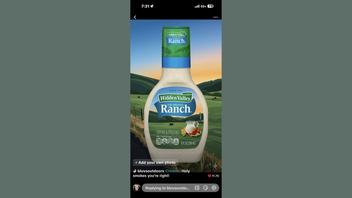 Fact Check: Edited Video Shows Cyclist Finding Hidden Valley Ranch Logo In Real Life -- NOT Real