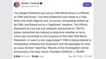 Fact Check: NO EVIDENCE CNN's Description of Iran's Ceasefire Statement Came From 'A Fake News Site From Nigeria'