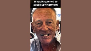 Fact Check: Edited Image Of Bruce Springsteen "Prior To Plastic Surgery" Posted By Trump On Truth Social 