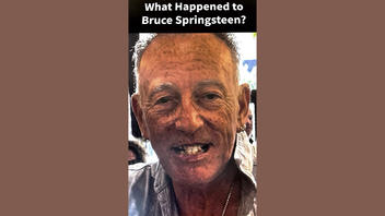 Fact Check: Edited Image Of Bruce Springsteen "Prior To Plastic Surgery" Posted By Trump On Truth Social 
