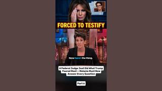 Fact Check: FAKE Rachel Maddow Segment Claiming A Judge Forced Melania Trump To Testify