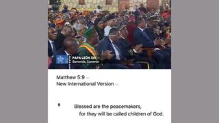 Fact Check: Pope Leo Did NOT Misquote Jesus As Saying, 'Blessed Are The Peacemakers, But Woe To Those Who Manipulate Religion' -- Punctuated Transcript Shows Where Quote Ends