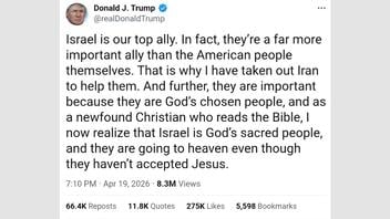 Fact Check: FAKE Donald Trump Truth Social Post Claims Israel Is 'A Far More Important Ally Than The American People'