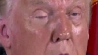 Fact Check: Photo Of President Trump With Droopy Eyes Was NOT 'Just Released' By The White House -- It's From His First Term