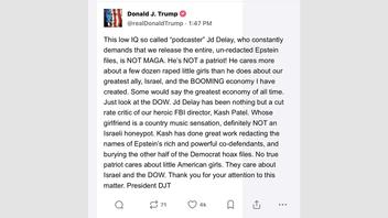 Fact Check: FAKE Trump Truth Social Post Attacking Media Personality JD Delay Is NOT Real