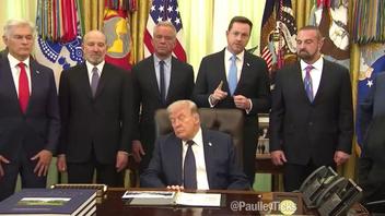 Fact Check: EDITED Video Of Trump Falling Asleep On Resolute Desk Is NOT Real --  Neither Are Images Taken From It 