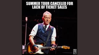 Fact Check: Bruce Springsteen's Summer Tour Was NOT Canceled Over His Politics And Lack Of Ticket Sales