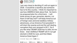 Fact Check: FAKE Trump Post Says 'I Am Very Close To Deciding If I Will Run Again In 2028'
