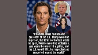 Fact Check: Matthew McConaughey Did NOT Say That If Kamala Harris Had Become President, 'Trump Would Be In Prison'