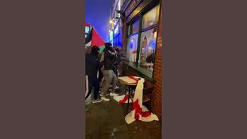 Fact Check: FAKE Video Shows Pro-Palestinian Activists Smashing The Albion Arms Pub In England -- It's AI-Generated