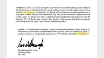 Fact Check: Trump Administration's Counterterrorism Document Does NOT Mention 'Pro-Transgender' Groups And 'We Will Kill You' On The Same Page