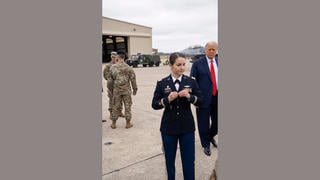 Fact Check: FAKE Video Of Military Captain 'Elena Carter' Not Saluting Trump Is AI-Generated