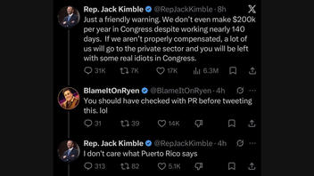 Fact Check: Rep. Jack Kimble Post Saying They Make Less Than $200K For 140 Days Of Work Is NOT From Real Congressman -- It's Parody Account