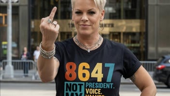 Fact Check: 'Happy Birthday' Posts Showing Pink Wearing Anti-Trump Shirts Are Not Real -- Spam From Vietnam