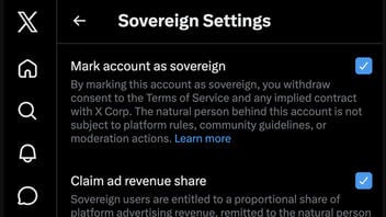 Fact Check: 'Sovereign Settings' Do NOT Exist On X