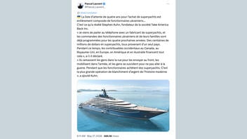 Fact Check: UNVERIFIED Claim About Waiting List For Superyachts And Ukrainian Officials Comes From Single, Unnamed Source