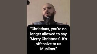 Fact Check: FAKE Quote By Muslim Man Saying 'Christians, You're No Longer Allowed To Say 'Merry Christmas''