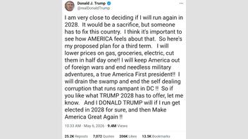 Fact Check: FAKE Trump Post Says 'I Am Very Close To Deciding If I Will Run Again In 2028'