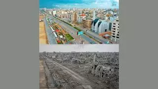 Fact Check: FAKE 'After Image' Does NOT Match Actual Destruction For "Gaza in 2023 and 2026" Comparison