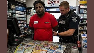 Fact Check: NO EVIDENCE Memphis Man Was Arrested For 'Scratching Off Every Scratch-Off Ticket' At Germantown Exxon In Tennessee