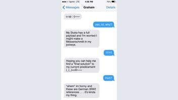 Fact Check: FAKE Screenshot Shows Graham Platner Making 'German WW2 References' In Sexual Messages