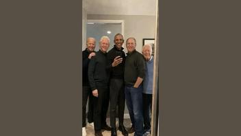 Fact Check: FAKE Obama Selfie Shows Him With Biden, Clinton, Bush, And Carter -- Carter Had Died Before The Image Appeared Online